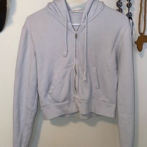 Brandy Melville cropped zip up